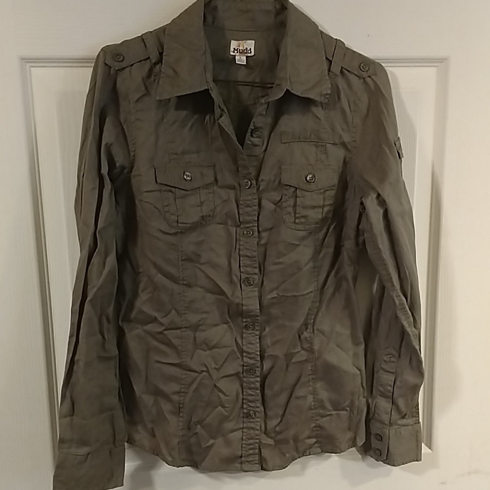 Mudd Army style button down